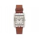 MONTRE HERMES CAPE COD PM CC1.210 QUARTZ 23 MM ACIER ET CUIR MARRON WATCH 2350€