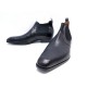 CHAUSSURES JM WESTON 457 INFORMEL BOTTINES 9.5E 43.5 EN CUIR NOIR LOW BOOTS 830€