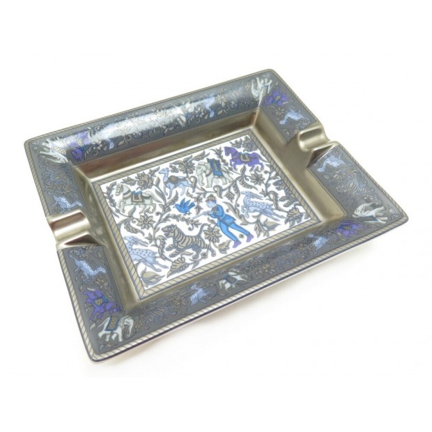 CENDRIER HERMES CHASSE EN INDE VIDE POCHE EN PORCELAINE 20X16 CM ASHTRAY 590€