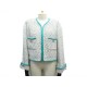 VESTE CHANEL P56354 TAILLE 38 M EN TWEED MULTICOLORE COTTON JACKET 6300€