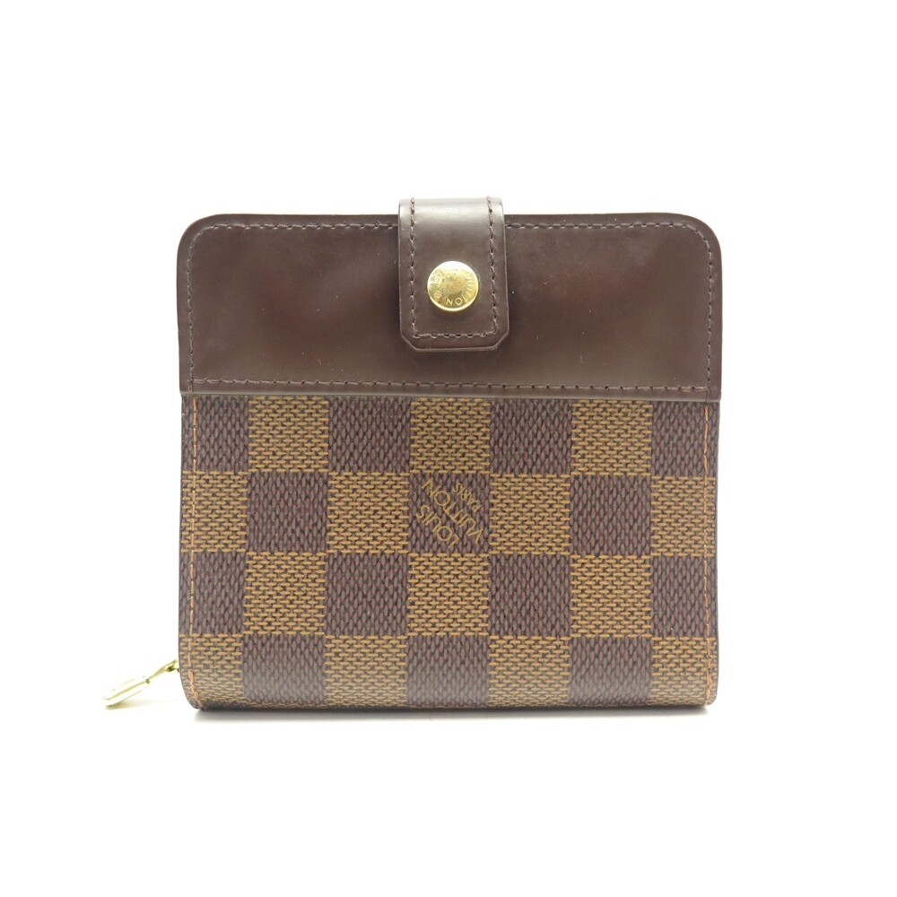 Louis Vuitton Damier Ebene Porte Monnaie Zip Wallet