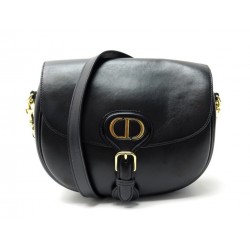 SAC A MAIN CHRISTIAN DIOR BOBBY M M9319UMOL BANDOULIERE CUIR NOIR HANDBAG 3100€