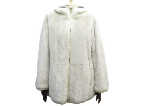 manteau loro piana reversible t 42 l en fourrure de