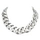 NEUF COLLIER GIVENCHY G CHAIN MEDIUM 48 CM EN LAITON ARGENTE NEW NECKLACE 1490€