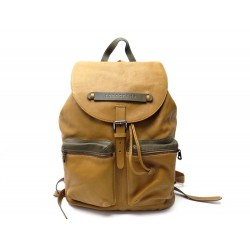 NEUF SAC A DOS LONGCHAMP 3D EN CUIR MARRON COGNAC ET KAKI NEW BACKPACK 750€