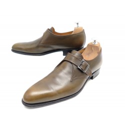 CHAUSSURES JM WESTON DERBY FLORE 529 MOCASSINS A BOUCLE 8D 42 EN CUIR SHOES 890€