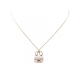 COLLIER HERMES PENDENTIF AMULETTE CONSTANCE OR ET DIAMANTS GOLD NECKLACE 6200€