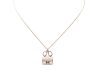 collier hermes pendentif amulette constance or et
