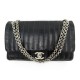 SAC A MAIN CHANEL TIMELESS CLASSIQUE RABAT MEDIUM LOGO CC CUIR MATELASSE 9700€