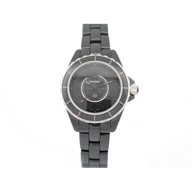 NEUF MONTRE CHANEL J12 H4196 INTENSE BLACK 29MM CERAMIQUE NOIRE WATCH NEW 4500€