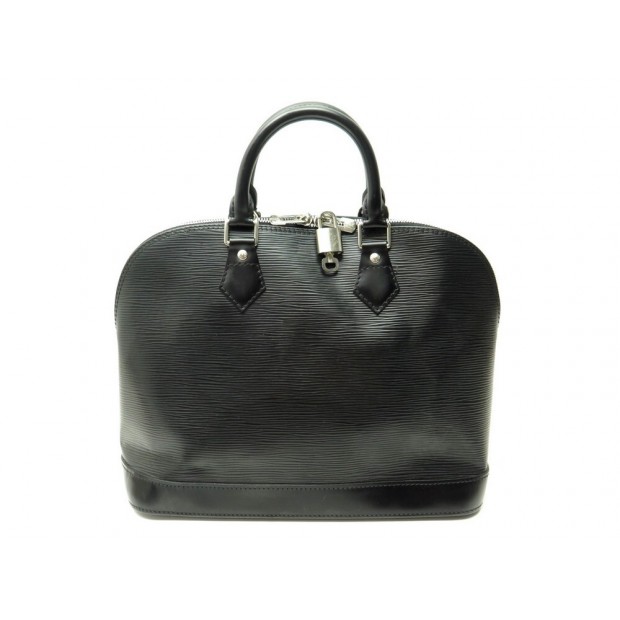 SAC A MAIN LOUIS VUITTON ALMA PM M40302 EN CUIR EPI NOIR LEATHER HAND BAG 1960€