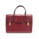 VINTAGE SAC A MAIN HERMES DRAG EN CUIR BOX ROUGE BORDEAUX 1970'S LEATHER HANDBAG