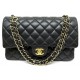 NEUF SAC A MAIN CHANEL TIMELESS CLASSIQUE A01112 CUIR MATELASSE NOIR BAG 8990€