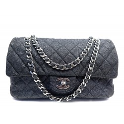 SAC A MAIN CHANEL TIMELESS CLASSIQUE EN CUIR NOIR BLACK LEATHER HAND BAG 8990€