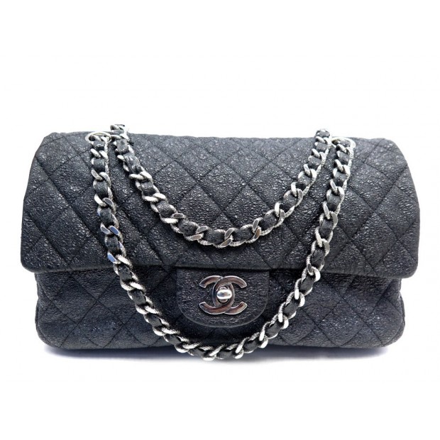 SAC A MAIN CHANEL TIMELESS CLASSIQUE EN CUIR NOIR BLACK LEATHER HAND BAG 8990€