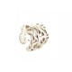 BAGUE HERMES CHAINE D'ANCRE ENCHAINE GM T53 EN ARGENT MASSIF SILVER RING 500€