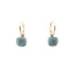 NEUF BOUCLES D'OREILLES POMELLATO NUDO EN OR JAUNE 18K ET TOPAZE EARRINGS 3800€