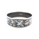 BRACELET HERMES LARGE EMAIL CANARD FINITION ARGENTE NOIR & BLEU DUCK ENAMEL 505€