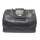 VINTAGE SAC DE VOYAGE A MAIN CHANEL OVERSIZE FERMOIR TIMELESS CUIR MATELASSE BAG