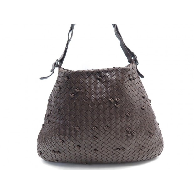 SAC A MAIN BOTTEGA VENETA 125263 EN CUIR NAPPA INTRECCIATO MARRON HAND BAG 3500€