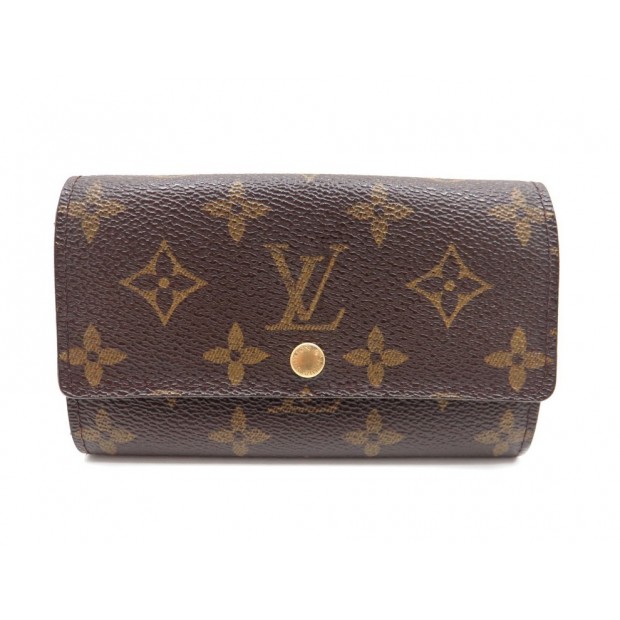 PORTEFEUILLE PORTE MONNAIE LOUIS VUITTON TRESOR TOILE MONOGRAM WALLET COINS 510€