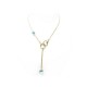 NEUF COLLIER POMELLATO NUDO 53 CM TOPAZE OR JAUNE ET DIAMANTS NEW NECKLACE 8900€