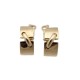 NEUF BOUCLES D OREILLES CHAUMET LIENS EN OR JAUNE 18K 11GR GOLD EARRINGS 2200€