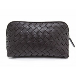 NEUF POCHETTE BOTTEGA VENETA TROUSSE DE TOILETTE WOVEN COSMETIC CASE 132534 600€