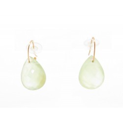 NEUF BOUCLES D'OREILLES MORGANNE BELLO GOUTTES FRIANDISES OR JAUNE EARRINGS 390€