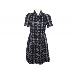 NEUF ROBE CHANEL P57685 TAILLE 42 L EN TWEED ET SEQUINS NOIRE NEW DRESS 4890€