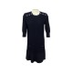 NEUF ROBE CHANEL P59258 T 42 L EN LAINE & COTON BLEU BOUTONS ANCRE DRESS 4690€