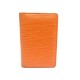 PORTE CARTES LOUIS VUITTON EN CUIR EPI ORANGE LEATHER CARDS HOLDER WALLET 340€