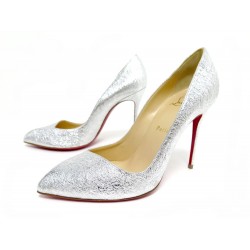 NEUF CHAUSSURES ESCARPINS CHRISTIAN LOUBOUTIN CORNEILLE 38.5 CUIR SHOES 750€