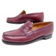 CHAUSSURES JM WESTON 180 7.5E 41.5 42 MOCASSINS CUIR GRAINE BORDEAUX SHOES 720€