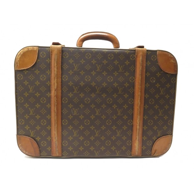 VINTAGE VALISE A MAIN LOUIS VUITTON STRATOS 60 EN TOILE MONOGRAM CANVAS 1750€