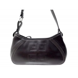 NEUF SAC A MAIN GIVENCHY LOGO EN CUIR MARRON PORTE EPAULE SHOULDER BAG NEW 890€