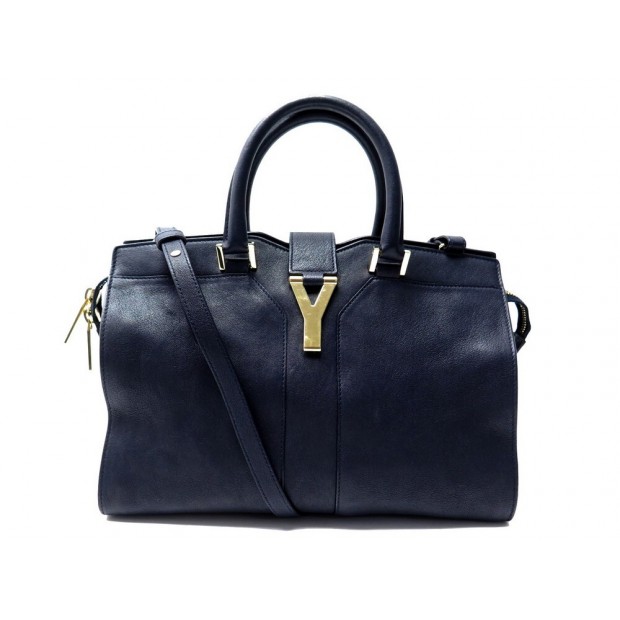 SAC A MAIN YVES SAINT LAURENT LIGNE Y CHYC 400666 CUIR BANDOULIERE BAG 1400€