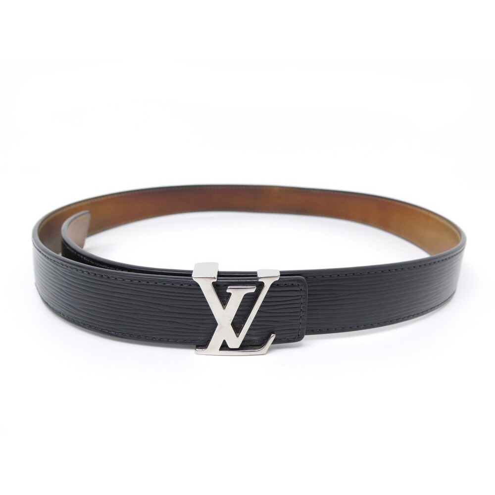 Louis Vuitton Belt M9553 LV LOGO IN BLACK EPI LEATHER 85 CM