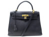 sac a main hermes kelly 32 cuir togo noir dore 2008
