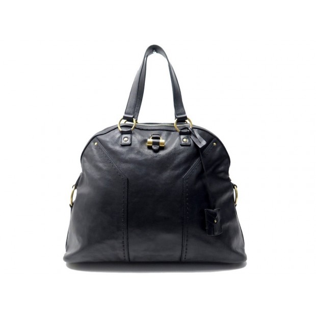 SAC A MAIN YVES SAINT LAURENT MUSE GM 153959 EN CUIR NOIR LEATHER HAND BAG 1460€