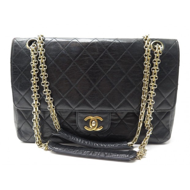 VINTAGE SAC A MAIN CHANEL TIMELESS MEDIUM EN CUIR MATELASSE MARRON PURSE 9700€