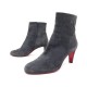 NEUF CHAUSSURES CHRISTIAN LOUBOUTIN TOP 70 3151085 40.5 BOTTINE DAIM BOOTS 1150€