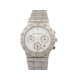 MONTRE BULGARI DIAGONO CH35S CHRONO 35 MM QUARTZ EN ACIER PALLADIE SILVER WATCH