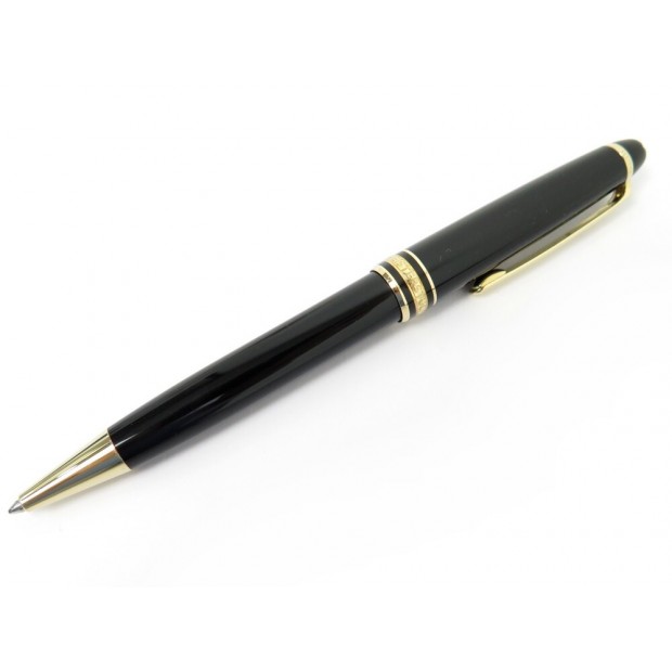 STYLO BILLE MONTBLANC MEISTERSTUCK CLASSIQUE DORE MB10883 RESINE NOIRE PEN 395€