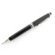 STYLO BILLE MONTBLANC MEISTERSTUCK CLASSIQUE PLATINE MB2866 RESINE NOIR PEN 405€