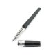 STYLO BILLE ST DUPONT OLYMPIO LAQUE DE CHINE NOIR ET ACIER ROLLERBALL PEN 420€