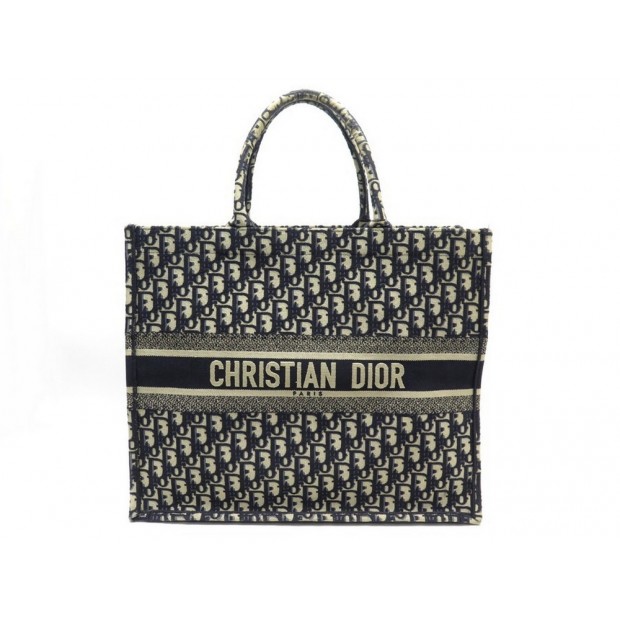 NEUF SAC A MAIN CHRISTIAN DIOR BOOK TOTE LARGE M1286ZRIZ TOILE OBLIQUE BAG 2800€