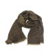 FOULARD CARTIER ETOLE ECHARPE MARRON EN CACHEMIRE CASHMERE SCARF SHAWL 1280€