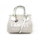 NEUF SAC A MAIN LANCEL SUMMER TOTE MINI A12006 TOILE & CUIR BANDOULIERE BAG 380€