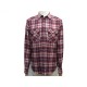 NEUF CHEMISE LOUIS VUITTON CARGO T56 XL EN COTON BORDEAUX NEW SHIRT 1550€